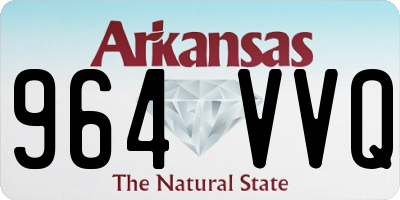 AR license plate 964VVQ