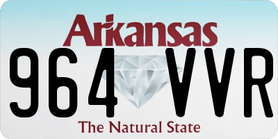 AR license plate 964VVR