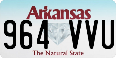 AR license plate 964VVU