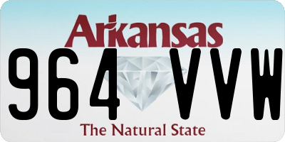 AR license plate 964VVW