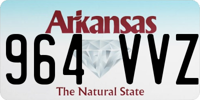 AR license plate 964VVZ