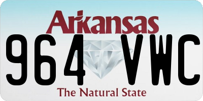AR license plate 964VWC