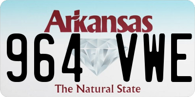 AR license plate 964VWE