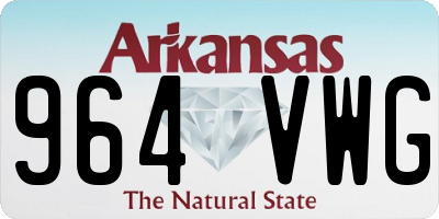 AR license plate 964VWG