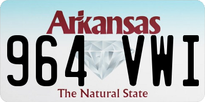 AR license plate 964VWI