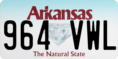AR license plate 964VWL