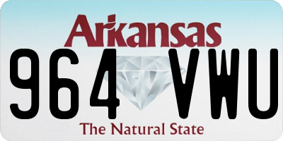 AR license plate 964VWU