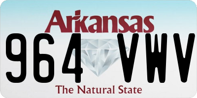 AR license plate 964VWV