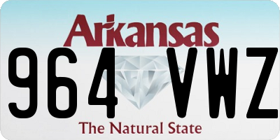 AR license plate 964VWZ