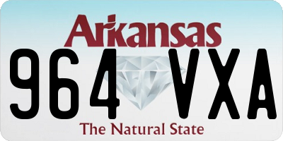 AR license plate 964VXA