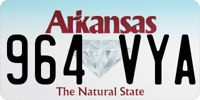AR license plate 964VYA