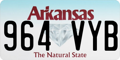 AR license plate 964VYB
