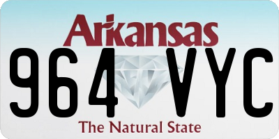 AR license plate 964VYC