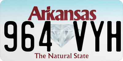 AR license plate 964VYH