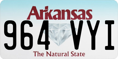 AR license plate 964VYI
