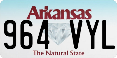 AR license plate 964VYL