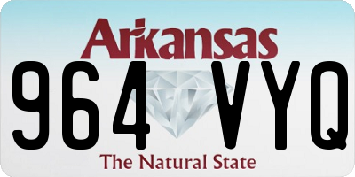 AR license plate 964VYQ