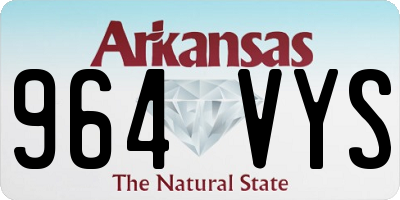 AR license plate 964VYS