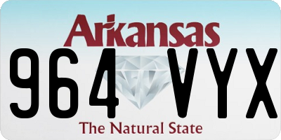 AR license plate 964VYX