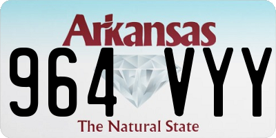 AR license plate 964VYY
