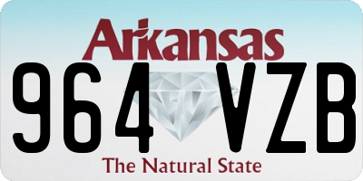 AR license plate 964VZB