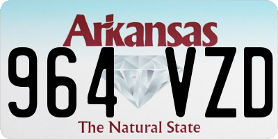 AR license plate 964VZD