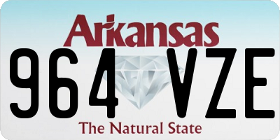 AR license plate 964VZE