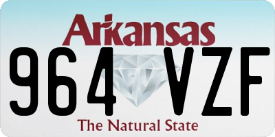 AR license plate 964VZF