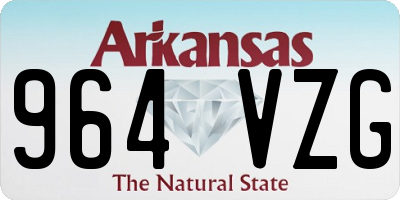 AR license plate 964VZG