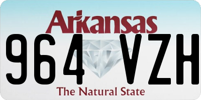 AR license plate 964VZH