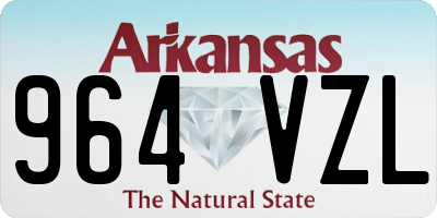 AR license plate 964VZL