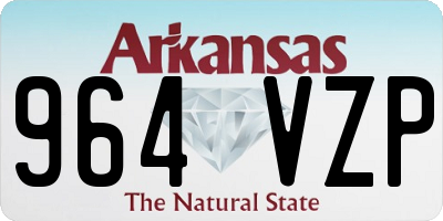 AR license plate 964VZP
