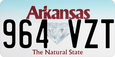AR license plate 964VZT