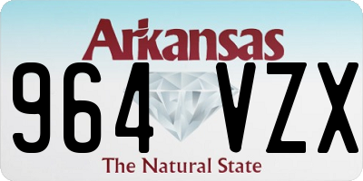 AR license plate 964VZX