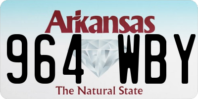 AR license plate 964WBY