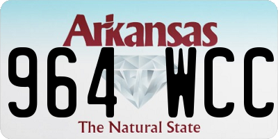 AR license plate 964WCC