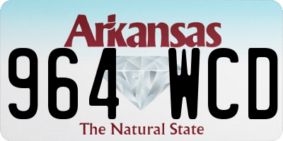 AR license plate 964WCD