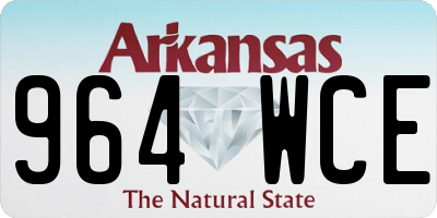 AR license plate 964WCE