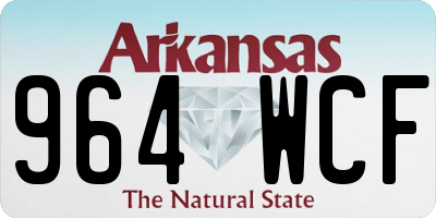 AR license plate 964WCF