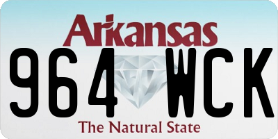 AR license plate 964WCK