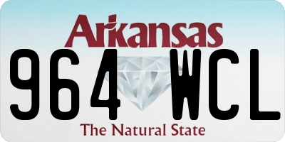 AR license plate 964WCL
