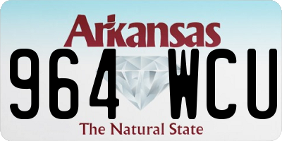 AR license plate 964WCU