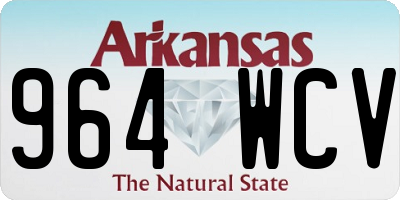 AR license plate 964WCV