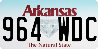 AR license plate 964WDC