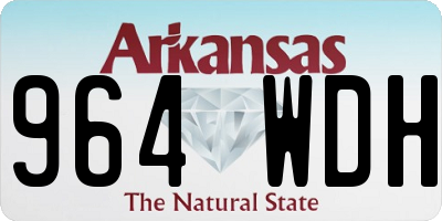 AR license plate 964WDH