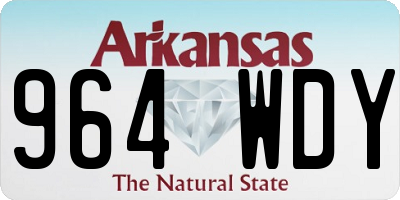 AR license plate 964WDY