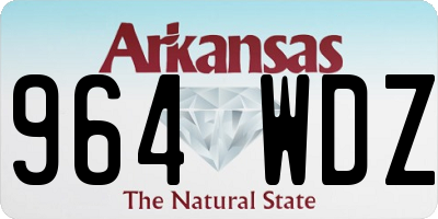 AR license plate 964WDZ