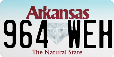 AR license plate 964WEH