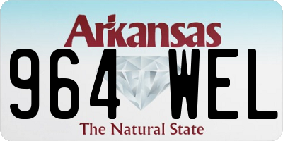AR license plate 964WEL
