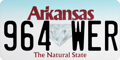 AR license plate 964WER
